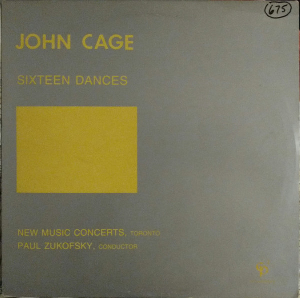 JOHN CAGE - Sixteen Dances cover 
