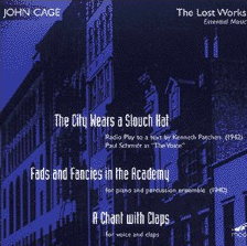 JOHN CAGE - The Lost Works cover 