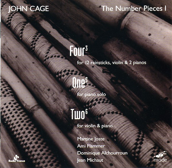 JOHN CAGE - The Number Pieces 1 cover 