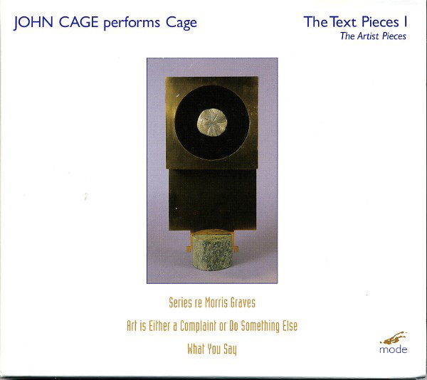 JOHN CAGE - The Text Pieces 1 cover 
