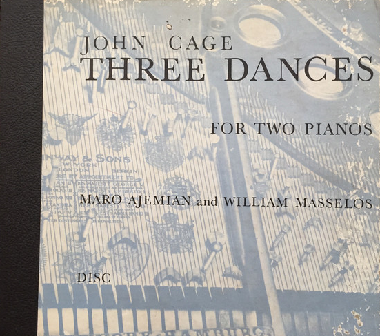 JOHN CAGE - Three Dances for Two Pianos cover 