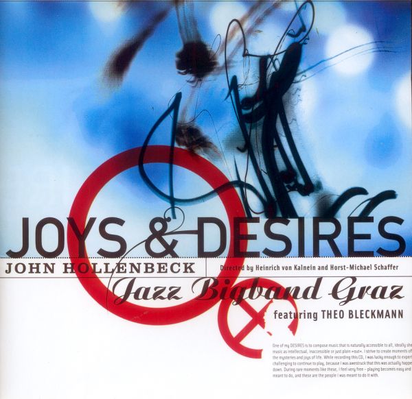 JOHN HOLLENBECK - Joys & Desires (with Jazz Bigband Graz featuring Theo Bleckmann) cover 