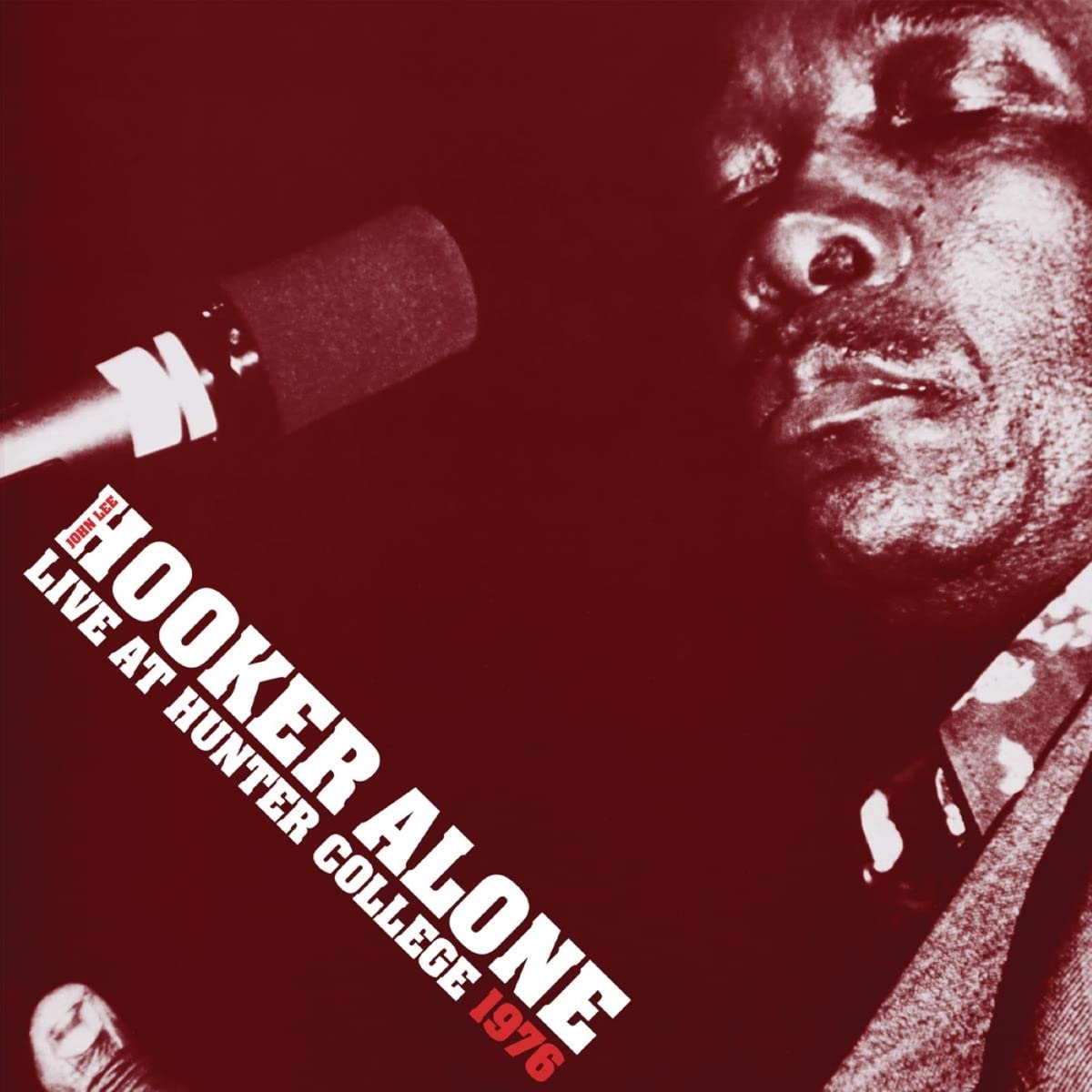 JOHN LEE HOOKER - Alone : Live at Hunter College 1976 cover 