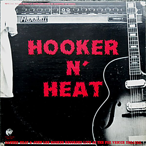 JOHN LEE HOOKER - Hooker N' Heat Live At The Fox Venice Theatre cover 