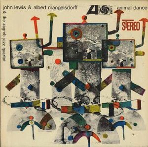 JOHN LEWIS - John Lewis & Albert Mangelsdorff & The Zagreb Jazz Quartet : Animal Dance cover 