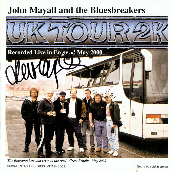 JOHN MAYALL - John Mayall And The Bluesbreakers : UK Tour 2K cover 