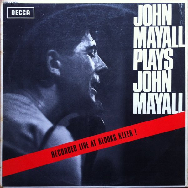 JOHN MAYALL - John Mayall Plays John Mayall cover 
