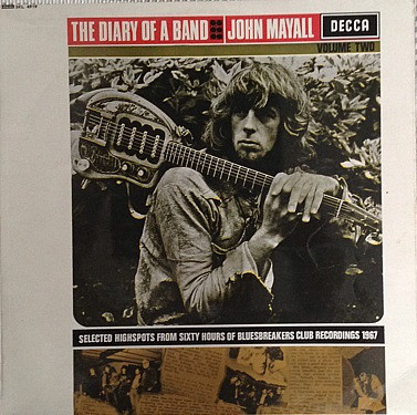 JOHN MAYALL - The Diary Of A Band Volume Two (aka Live In Europe) cover 