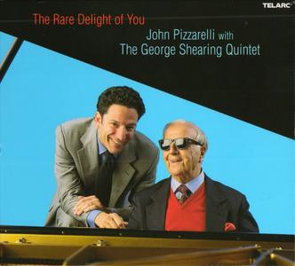 JOHN PIZZARELLI - John Pizzarelli George Shearing :  The Rare Delight of You cover 