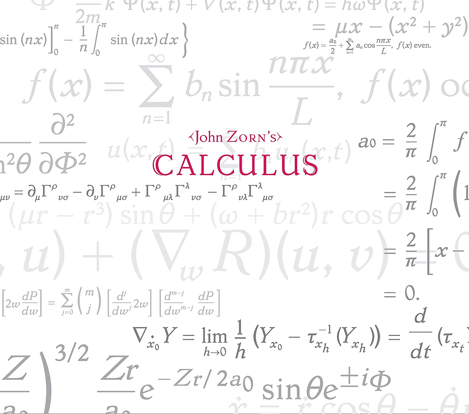 JOHN ZORN - Calculus cover 