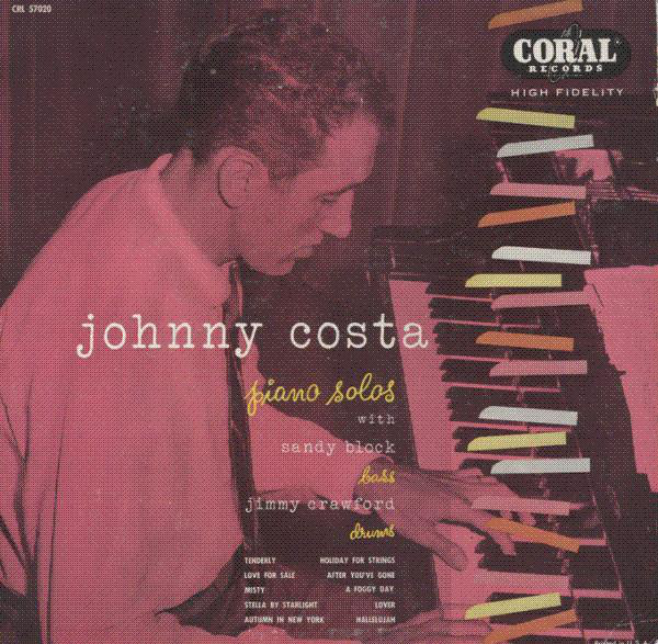 JOHNNY COSTA - Piano Solos cover 