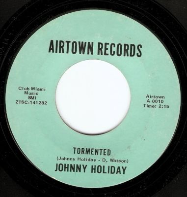 JOHNNY HOLIDAY - Tormented / Mercy, Mercy, Mercy on Me cover 