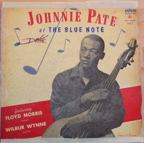 JOHNNY PATE - Johnnie Pate at the Blue Note cover 