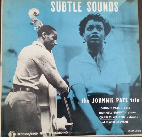 JOHNNY PATE - Subtle Sounds cover 