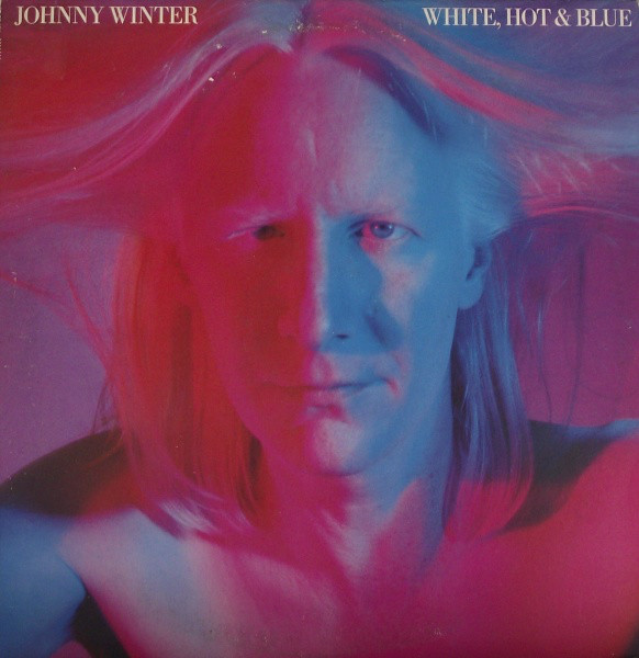 JOHNNY WINTER - White, Hot & Blue cover 