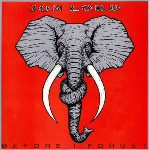 JON LORD - Before I Forget cover 