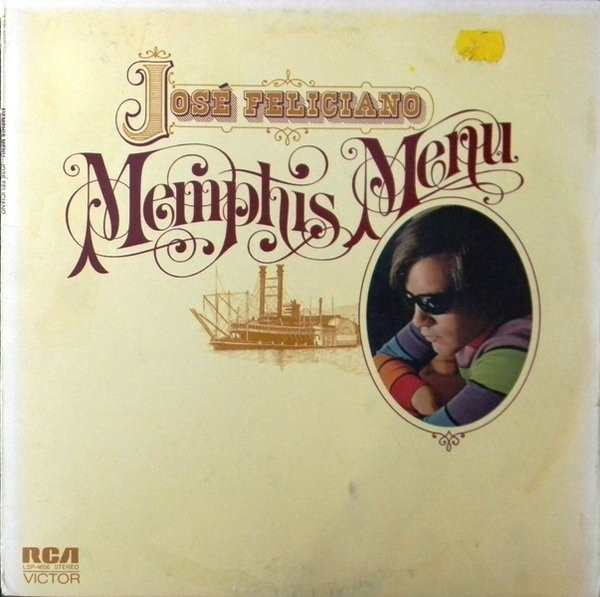 JOSÉ FELICIANO - Memphis Menu cover 