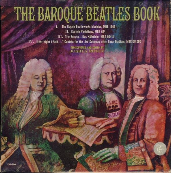JOSHUA RIFKIN - The Baroque Beatles Book cover 