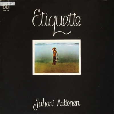 JUHANI AALTONEN - Etiquette cover 