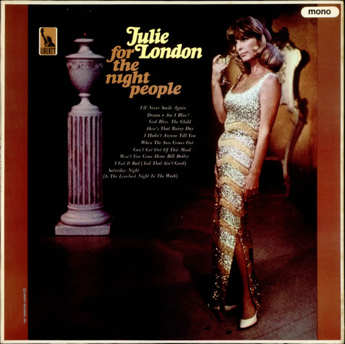 JULIE LONDON - For the Night People cover 