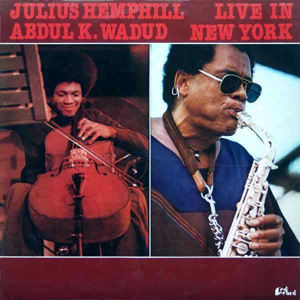 JULIUS HEMPHILL - Live In New York cover 
