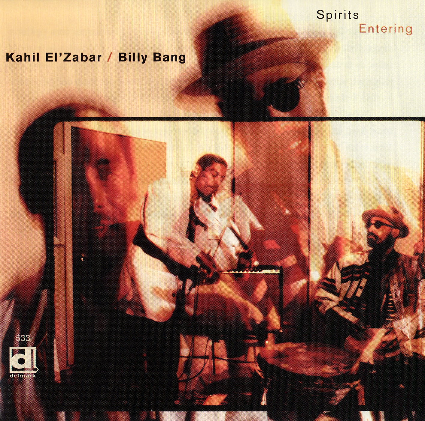 KAHIL EL'ZABAR - Kahil El'Zabar / Billy Bang ‎: Spirits Entering cover 