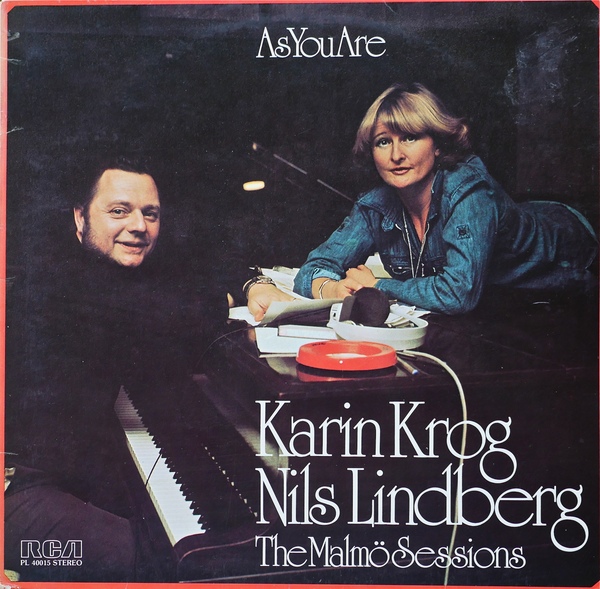 KARIN KROG - Karin Krog, Nils Lindberg ‎: As You Are (The Malmö Sessions) cover 