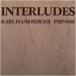 KARL BERGER - Interludes cover 