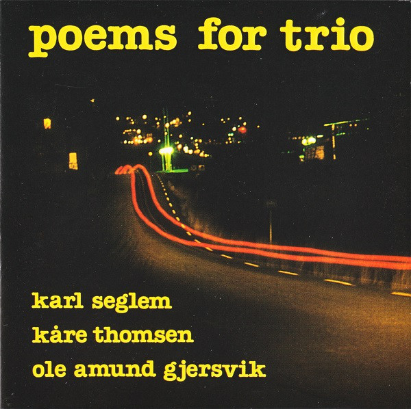 KARL SEGLEM - Poems For Trio cover 