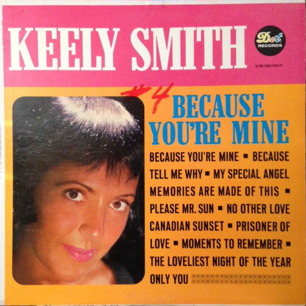 KEELY SMITH - Because You're Mine cover 