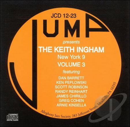KEITH INGHAM - Keith Ingham New York 9, Vol. 3 cover 