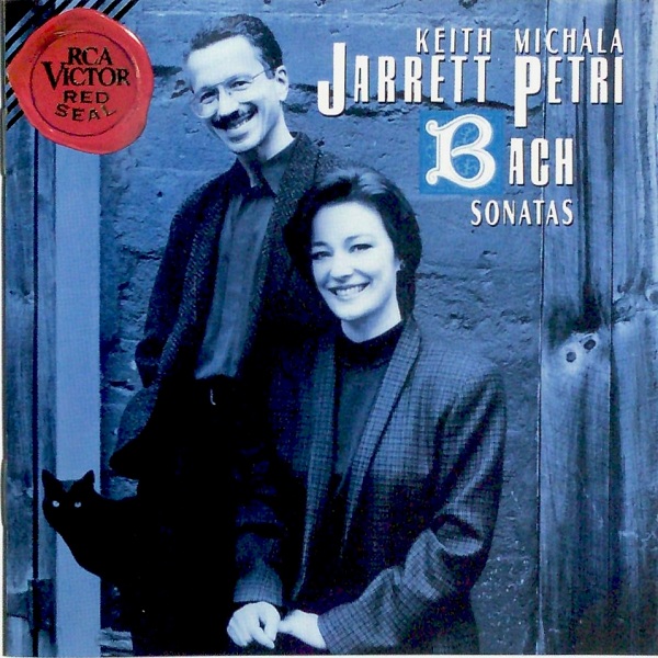 KEITH JARRETT - Keith Jarrett & Michala Petri ‎: Bach Sonatas cover 