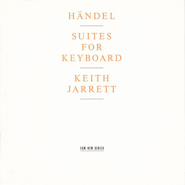 KEITH JARRETT - Händel  ‎– Suites For Keyboard cover 