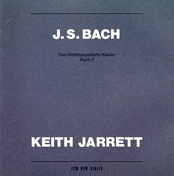 KEITH JARRETT - J.S. Bach: Das Wohltemperierte Klavier Buch II cover 