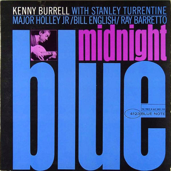 KENNY BURRELL - Midnight Blue cover 