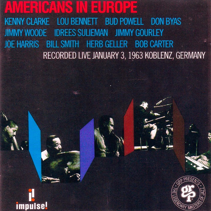 KENNY CLARKE - Americans in Europe cover 