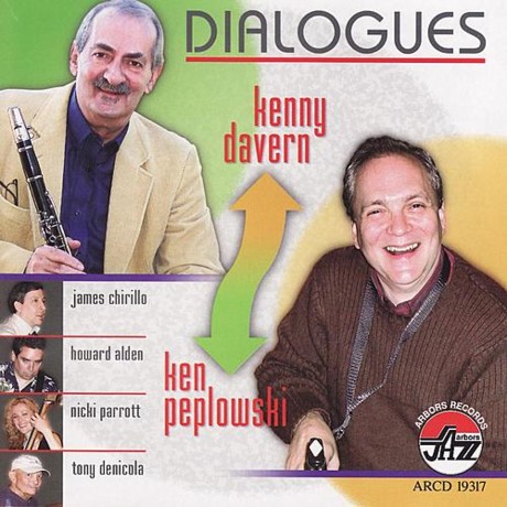 KENNY DAVERN - Dialogues (with Ken Peplowski) cover 