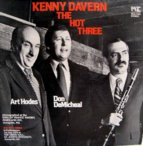 KENNY DAVERN - The Hot Three cover 