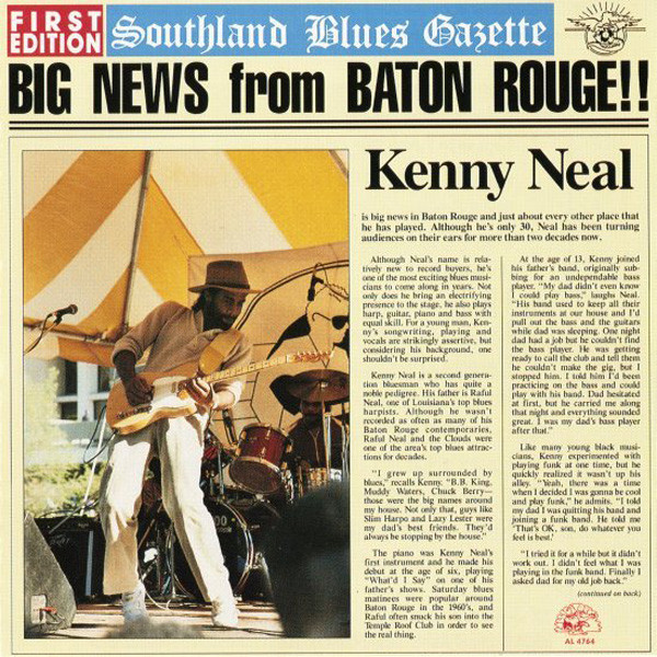 KENNY NEAL - Big News From Baton Rouge!! cover 