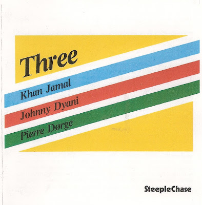 KHAN JAMAL - Three (with Pierre Dørge, Johnny Dyani) cover 