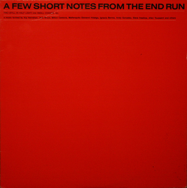 KIP HANRAHAN - A Few Short Notes from the End Run cover 