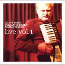 KLAUS PAIER - Live-Vol.1 cover 