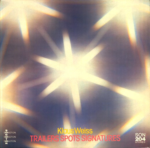 KLAUS WEISS - Trailers Spots Signatures cover 