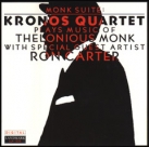 KRONOS QUARTET - Kronos Quartet Plays Music of Thelonious Monk cover 