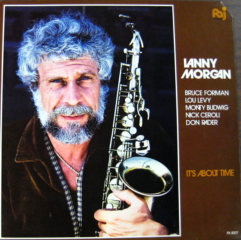 LANNY MORGAN - It's About Time cover 