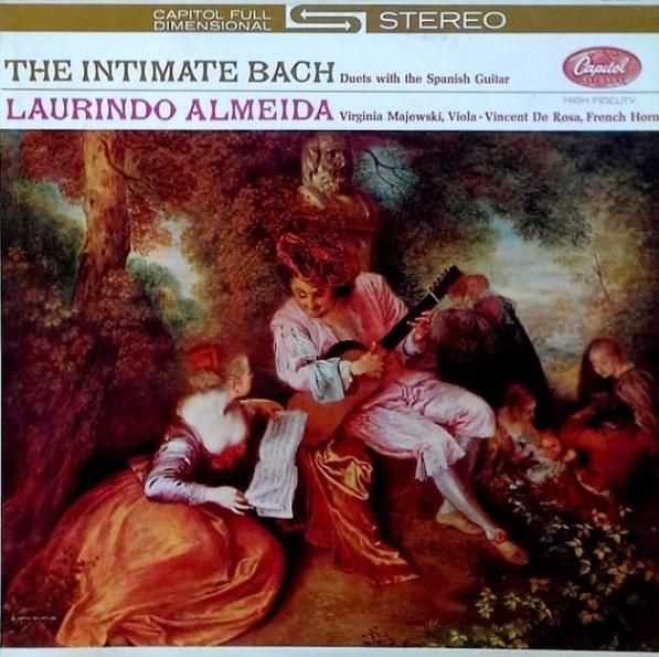 LAURINDO ALMEIDA - Intimate Bach - Duets With The Spanish Guitar cover 