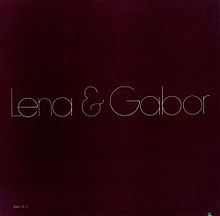 LENA HORNE - Lena and Gabor cover 