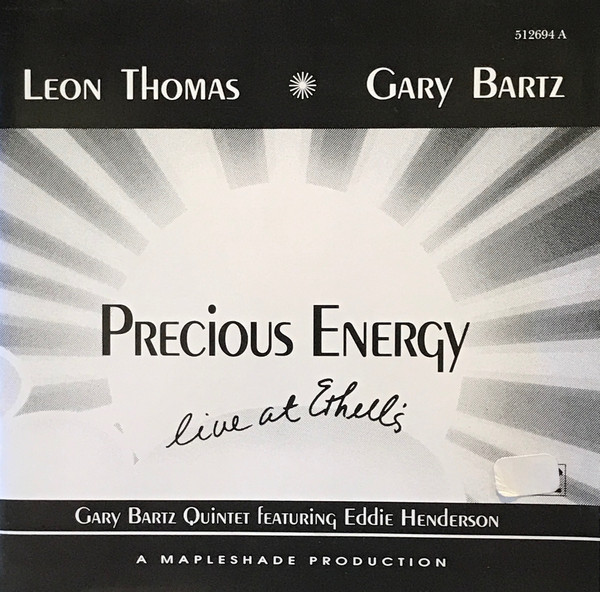 LEON THOMAS - Leon Thomas, Gary Bartz Quintet ‎: Precious Energy cover 
