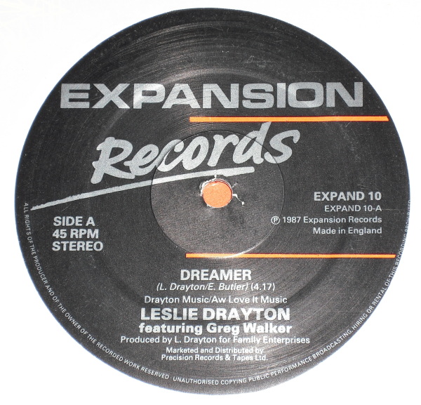LESLIE DRAYTON - Dreamer cover 
