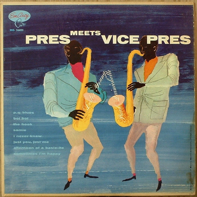 LESTER YOUNG - Lester Young/Paul Quinichette : Pres Meets Vice Pres cover 